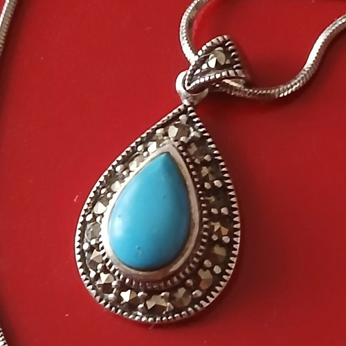 Silver 925 necklace with 42 cm chain
