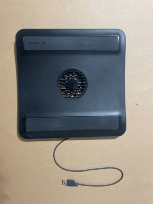 Microsoft laptop stand with fan like new, black with USB cable