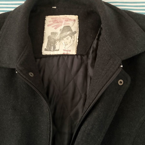 Escape men's coat used, black, size XL
