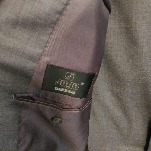 Sogo dark gray suit like new, size 58