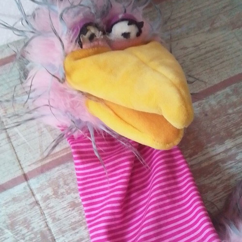 Living doll puppet glove Madame Quassel Schlamssel used