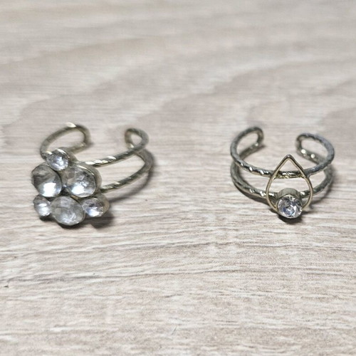 Rings set used, two pieces
