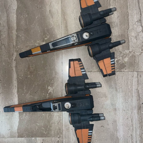 X Wing fighter Hasbro used, pack of two, Star Wars 2015