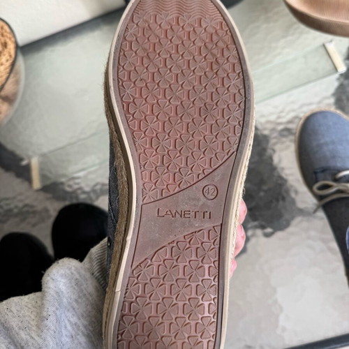 Lanetti shoes size 42 blue like new