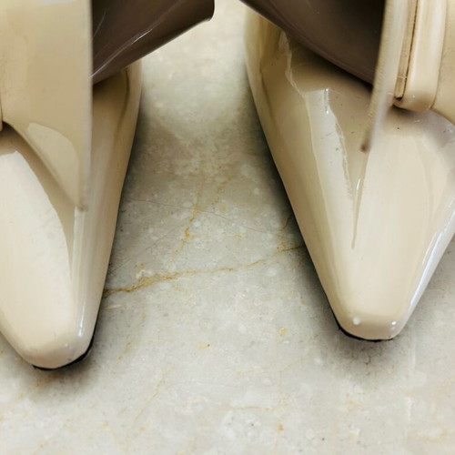 Zara beige pumps like new, size 38, 8 cm heel