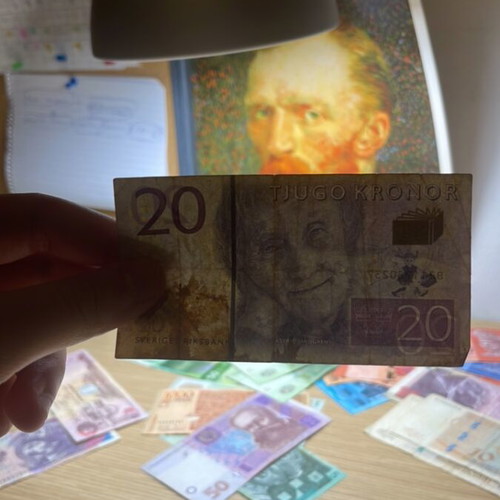 20 Kronor Banknote Sweden like new