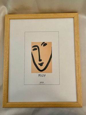 Poza photo frame in wood with natural color for 20x25cm photo new
