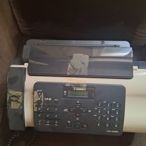 Canon JX1200 fax printer like new, color and black ink