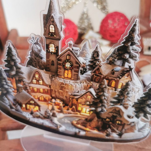 Christmas ornaments used, decorative star 0.30m