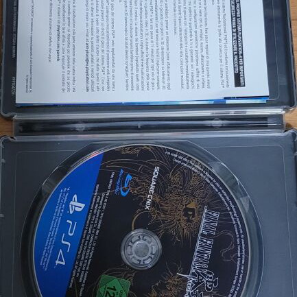 Final Fantasy Type-0 HD Limited Edition PS4 game with steelbook