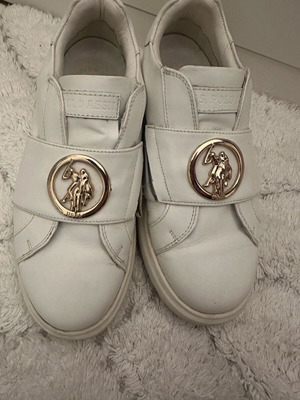 Γυναικεία παπούτσια Polo Ralph Lauren αθλητικά μεταχειρισμένα, νούμερο 37, άσπρα