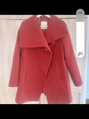 Iso coat dark red used with collar and pockets