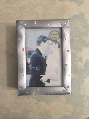 Silver Crystal Photo Album used with rhinestones 10x15 (4x6)