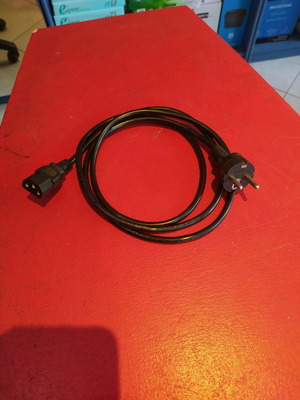 Power cable used 1.80m black color