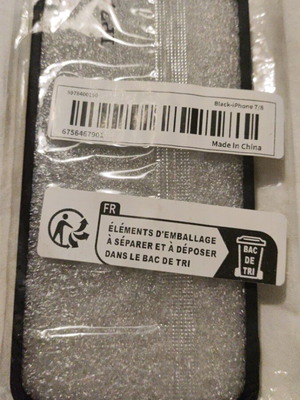 Μαύρη σιλικόνη θήκη καινούργια για iPhone 7/8