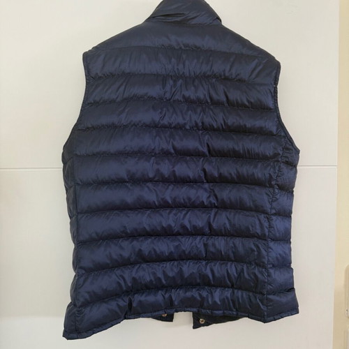 Moncler women's blue vest used, size L