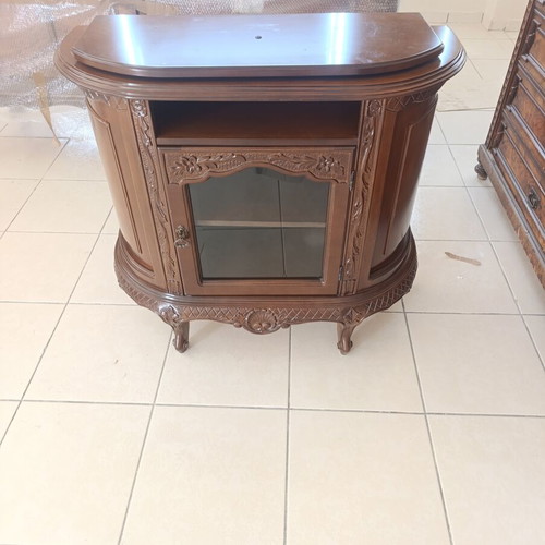 Classic TV Furniture Console used, solid wood, rotating surface