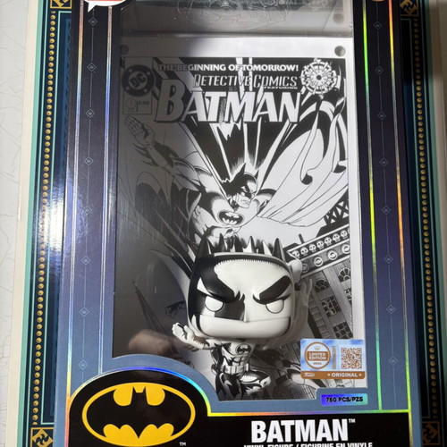 Funko Pop Comic Covers Batman Black and White Vinyl Figure