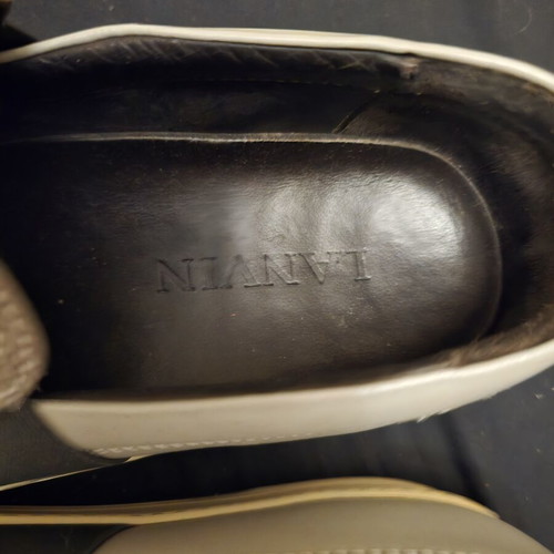 Lanvin loafers size 43, used, grey