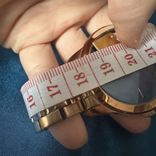 Visetti women's watch used, gold with blue dial