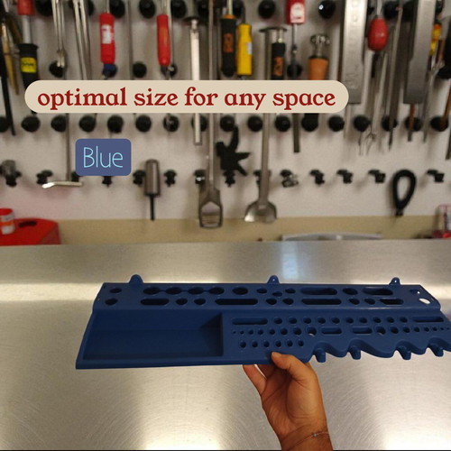 Tool holder like new, set of 2, blue and red