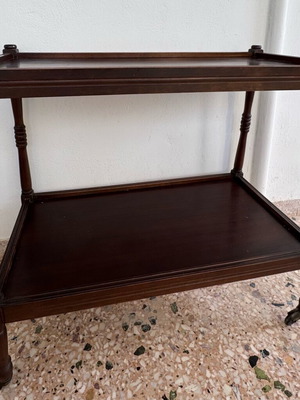 Serving trolley table like new, solid wood