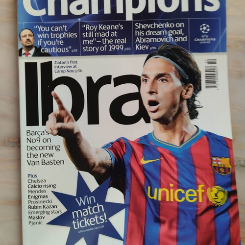 Champions December 2009 magazine like new