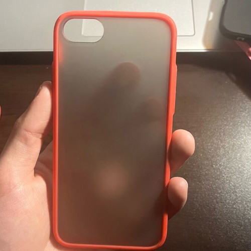 iPhone 6 case red translucent like new