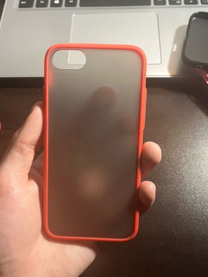 iPhone 6 case red translucent like new