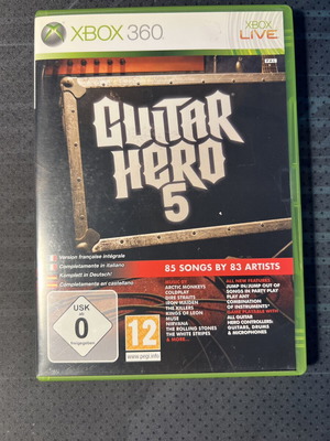 Guitar Hero 5 Xbox 360 game used, untested