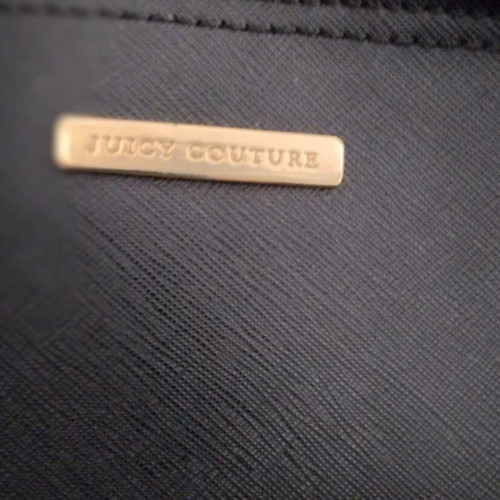 Juicy Couture handbag like new, black with blue accessory