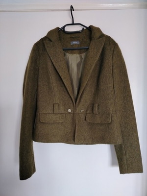 Jacket warm winter green size EUR 40 like new C&A