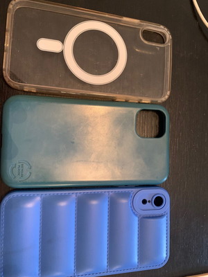 iPhone XR cases like new, set of 3 different