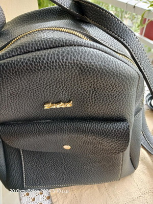 Small black backpack new