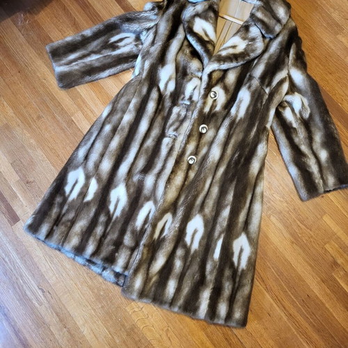 Eco fur coat like new from dry cleaner