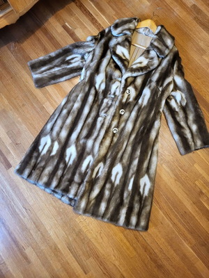 Eco fur coat like new from dry cleaner