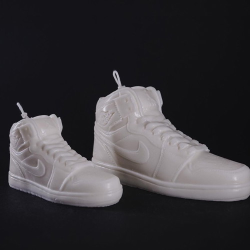 Nike AJ1 sneaker candle made to order, handmade soy wax