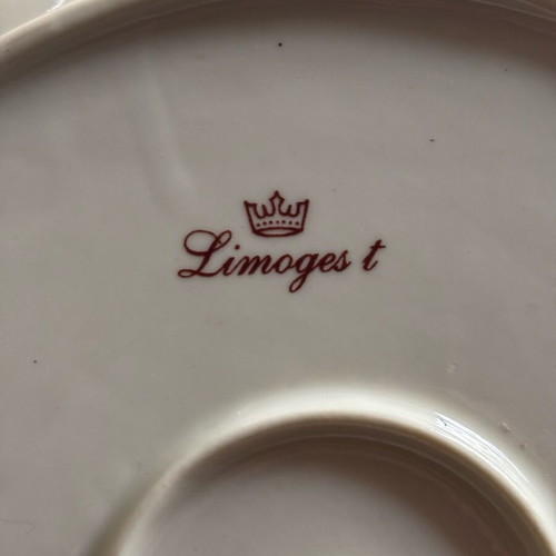 Limoge porcelain etagere used