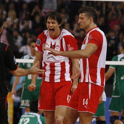 Olympiacos Volleyball Champions League Jersey like new