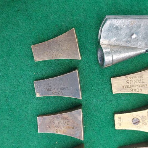 Faber Castell brass pencil sharpeners used, German 1930-1935
