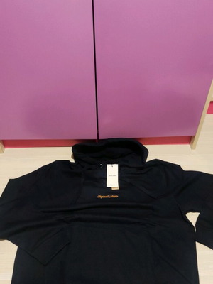 Jack & Jones Originals Studio φούτερ με κουκούλα σε μαύρο, XXL