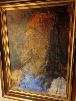 Doris painting used, 50x70 cm, by Michalis Papageorgiou