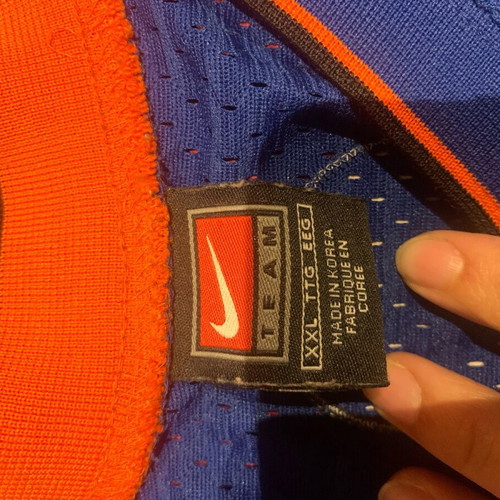 New York Knicks Sprewell jersey used