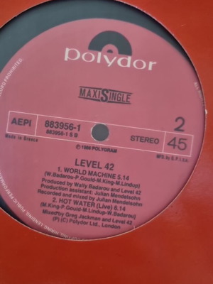 Polydor vinyl maxi single used