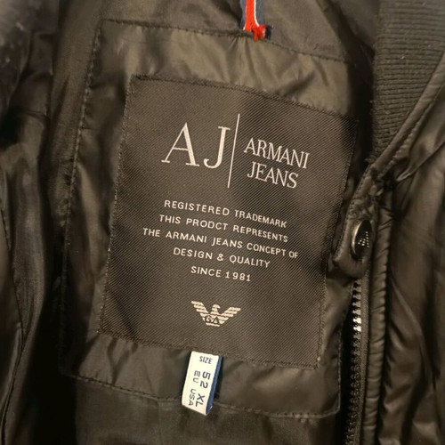 Armani jeans jacket XL like new