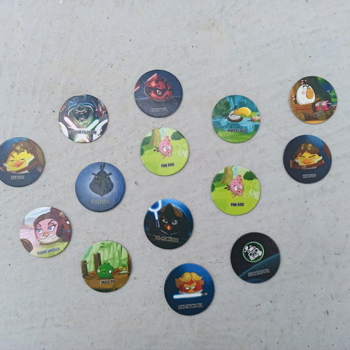 Angry Birds and Angry Birds Star Wars paper tags like new