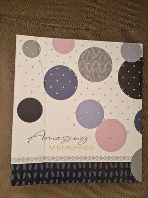 Walther Amazing Memories photo album for 200 photos 13x18cm blue