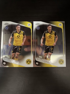 Jobe Bellingham 2025 Topps Chrome UEFA CC #5 Rookie RC cards like new x2