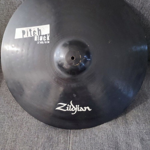 Zildjian Pitch Black 22" ride used, collectible cymbal