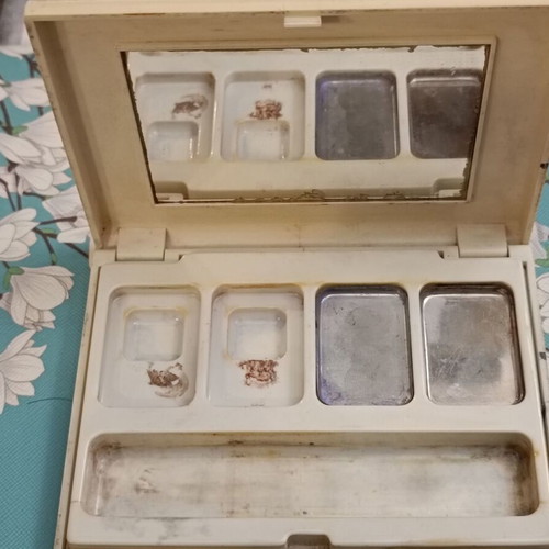 Estée Lauder vintage eyeshadow case used collectible